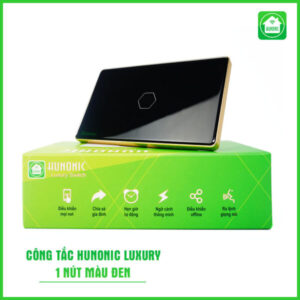 Hunonic Luxury 1 Nút Màu Đen